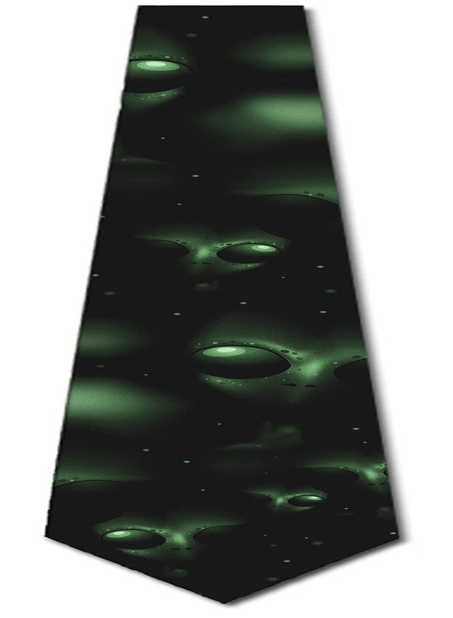 Three Rooker Space Alien Ties Mens Outer Galaxy Necktie - Image 4